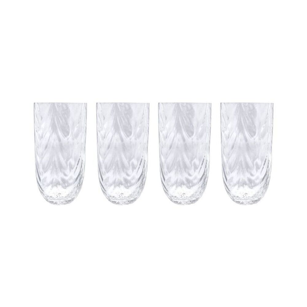 Mariposa Set Of 4 Sip Sip Wave Drinking Glasses